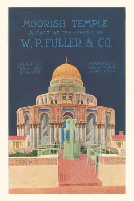 Vintage Journal Moorish Temple at Exposition by Found Image Press