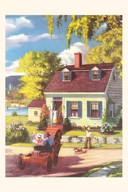 Vintage Journal Welcome Home by Found Image Press