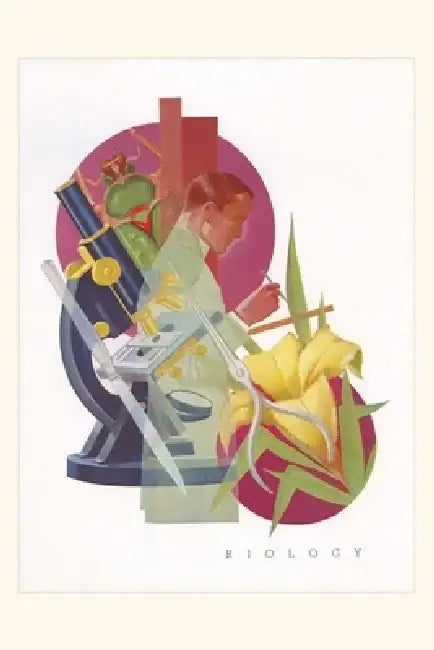 Vintage Journal Biology in the Lab by Found Image Press