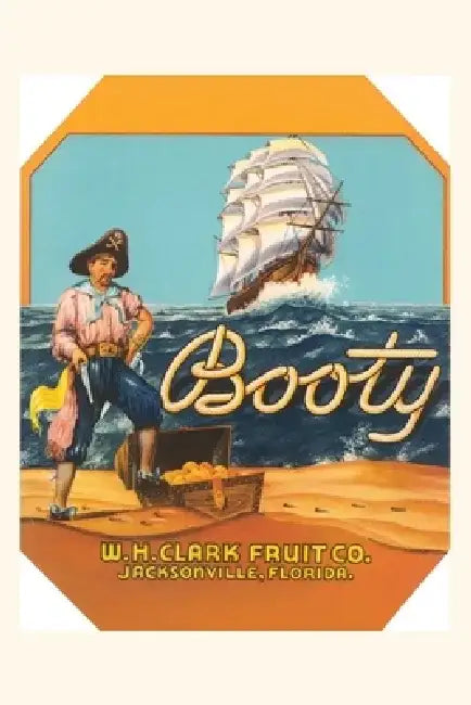 Vintage Journal Pirate Booty and Sailing Ship by Found Image Press