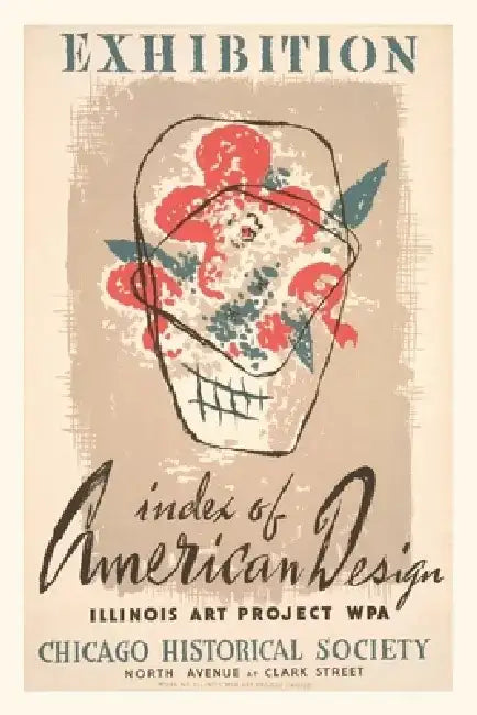 Vintage Journal Poster for American Design Exhibition by Found Image Press