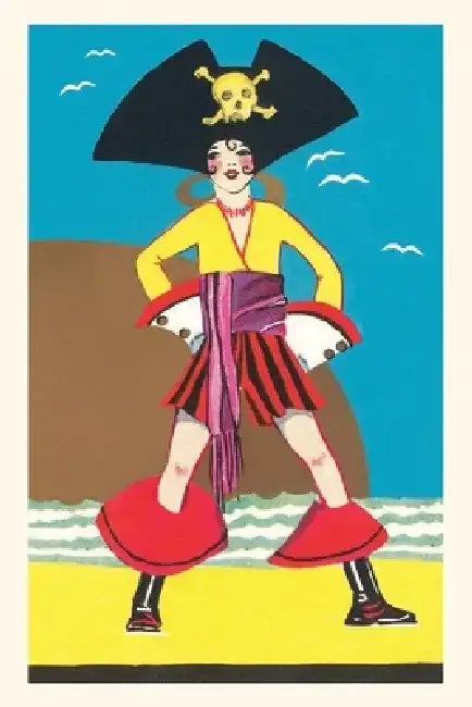 Vintage Journal Saucy Pirate Girl by Found Image Press