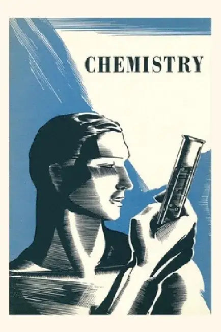 Vintage Journal Chemistry Poster by Found Image Press
