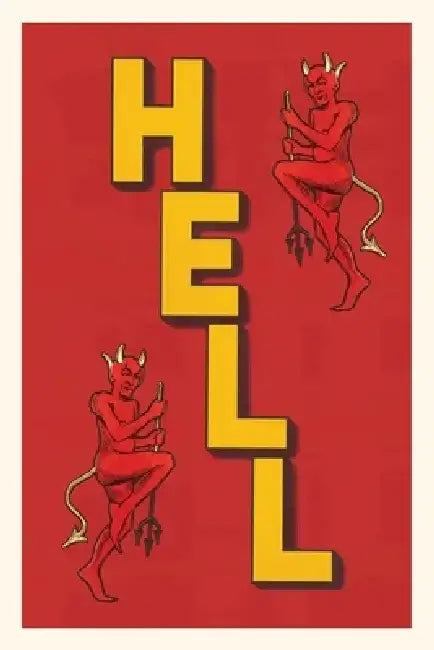 Vintage Journal Hell, Two Devils by Found Image Press