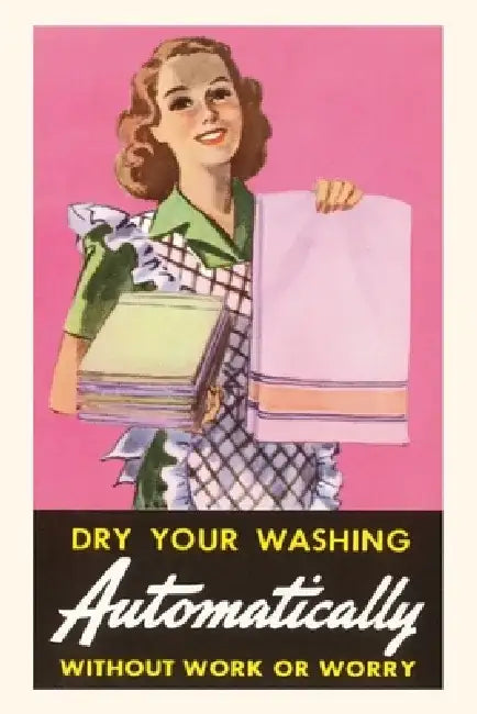 Vintage Journal Dry Your Washing Automatically by Found Image Press