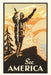 Vintage Journal Travel Poster: See America by Found Image Press