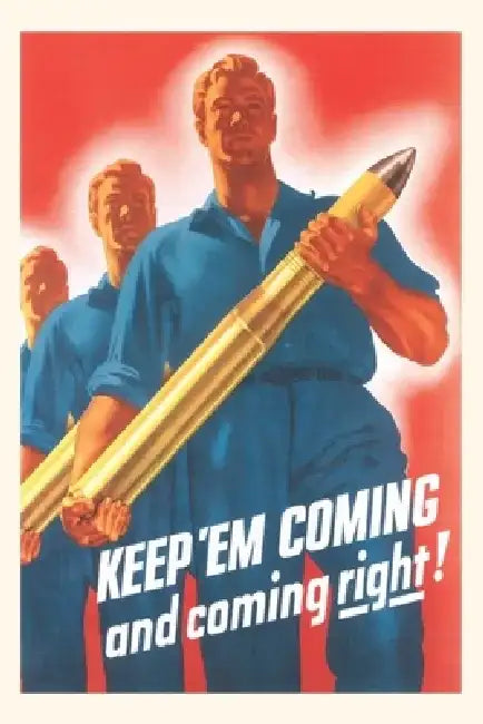 Vintage Journal Keep 'em Coming, Ammo by Found Image Press