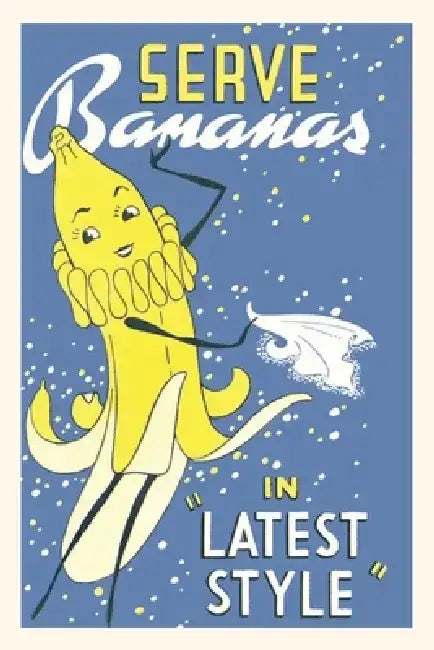 Vintage Journal Serve Bananas in Latest Style by Found Image Press