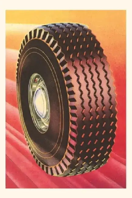 Vintage Journal Tire by Found Image Press