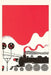 Vintage Journal Stylized Locomotive by Found Image Press