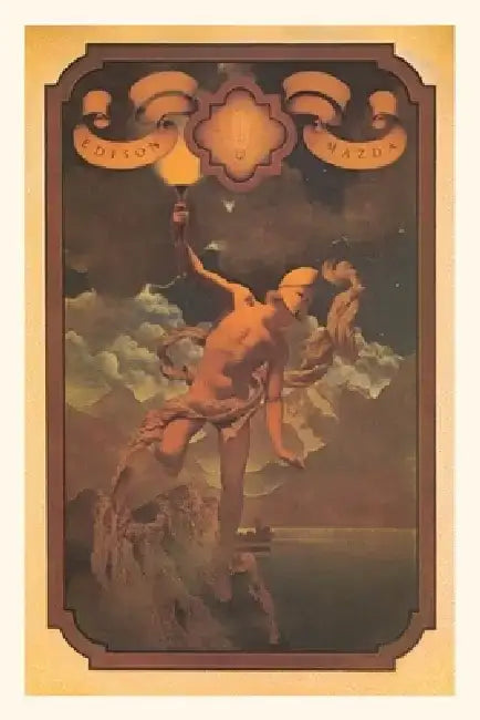 Vintage Journal Prometheus with Torch by Found Image Press