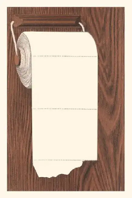 Vintage Journal Toilet Paper Roll by Found Image Press