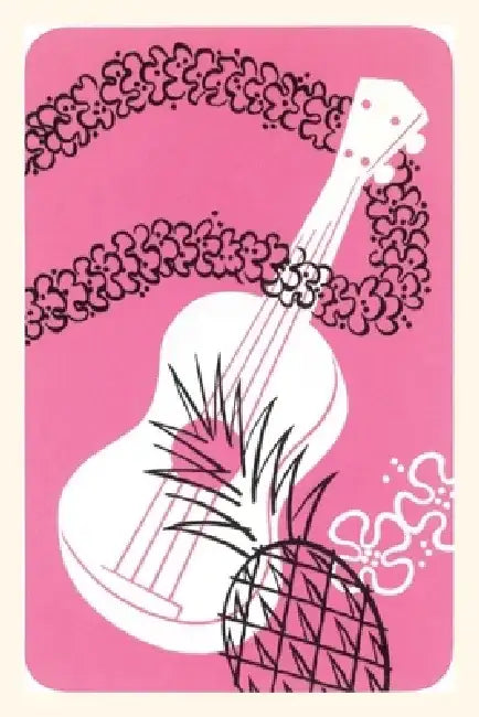Vintage Journal Ukulele and Pineapple by Found Image Press