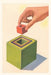 Vintage Journal Square Peg in Square Hole by Found Image Press