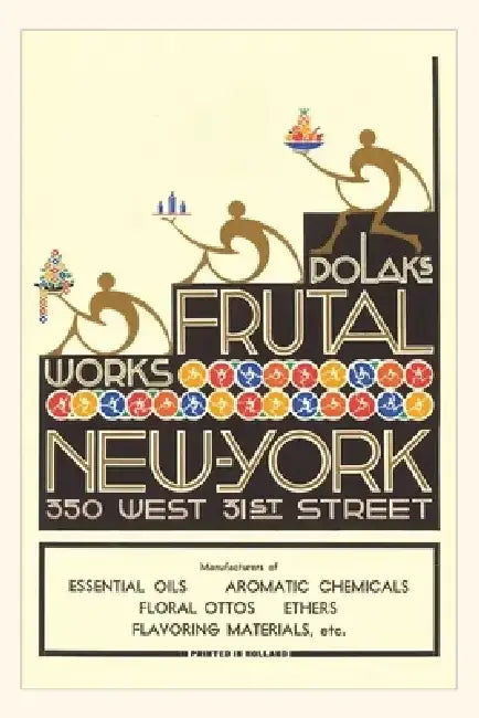 Vintage Journal Poster for Essential Oils, Etc. by Found Image Press