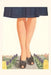 Vintage Journal Legs of Giantess in Garden by Found Image Press
