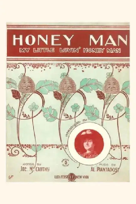 Vintage Journal Sheet Music for Honey Man by Found Image Press