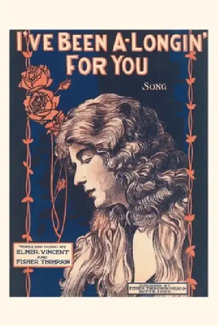 Vintage Journal Sheet Music for I've Been ALongin For You by Found Image Press