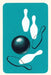 Vintage Journal Bowling Ball and Pins by Found Image Press