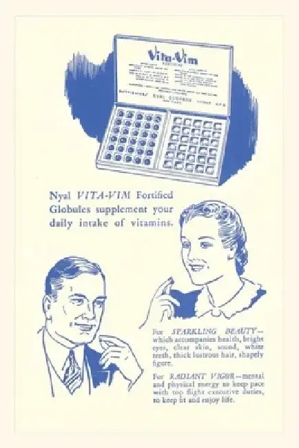 Vintage Journal Vintage Vitamin Advertisement by Found Image Press