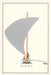 Vintage Journal Menu with Sailed Outrigger by Found Image Press