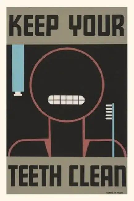 Vintage Journal Keep Your Teeth Clean by Found Image Press