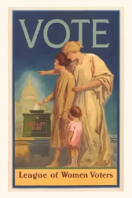Vintage Journal Voting Poster by Found Image Press