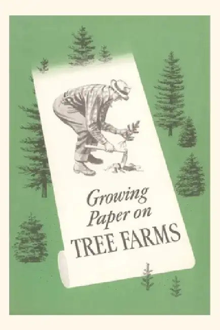 Vintage Journal Growing Paper on Tree Farms by Found Image Press