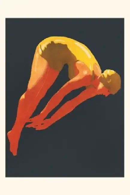 Vintage Journal Diving Poster by Found Image Press