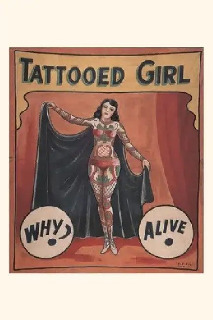 Vintage Journal Tattooed Girl by Found Image Press
