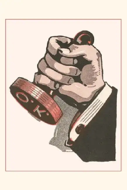 Vintage Journal O.K. Stamp by Found Image Press