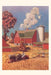 Vintage Journal Barn and Thresher by Found Image Press