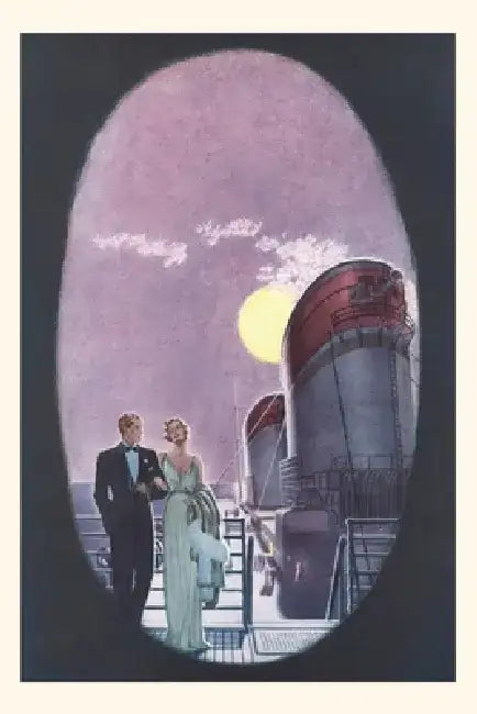 Vintage Journal Couple on Deck by Found Image Press