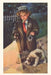 Vintage Journal Little Boy Playing G-Man by Found Image Press