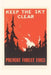 Vintage Journal Keep the Sky Clear by Found Image Press
