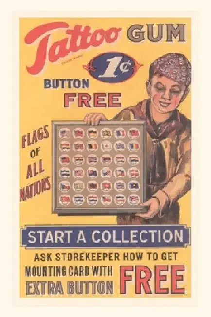 Vintage Journal Tattoo Gum by Found Image Press