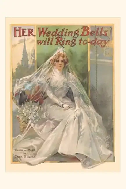 Vintage Journal Wedding Bells, Bride by Found Image Press