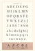 Vintage Journal Font Sample Chart, Carlson by Found Image Press