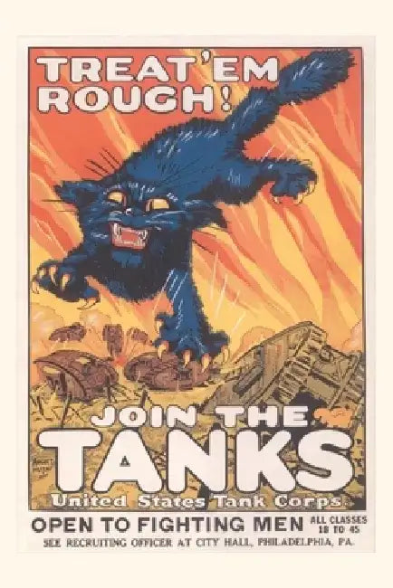 Vintage Journal Join the Tanks by Found Image Press