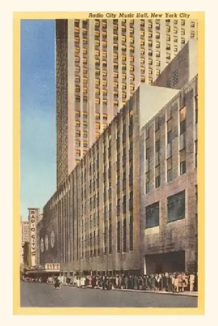 Vintage Journal Radio City Music Hall, New York City by Found Image Press