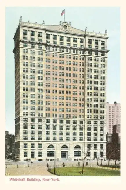 Vintage Journal Whitehall Building, New York City by Found Image Press
