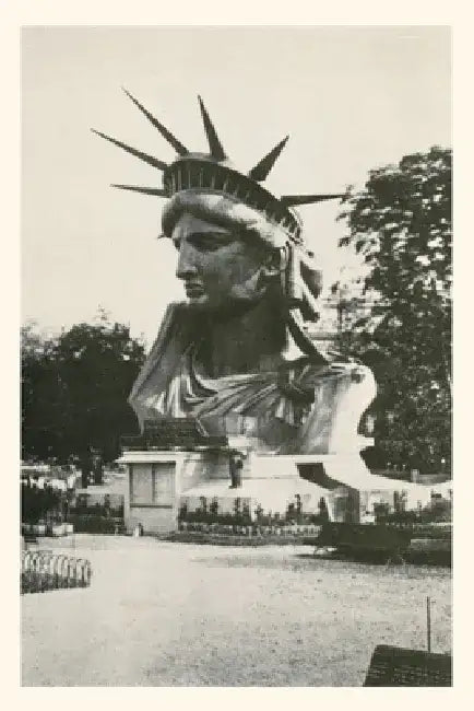 Vintage Journal Statue of Liberty Head, New York by Found Image Press