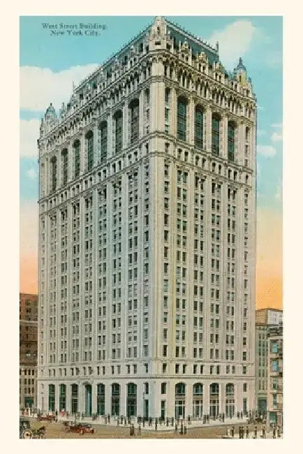 Vintage Journal West Street Building, New York City by Found Image Press