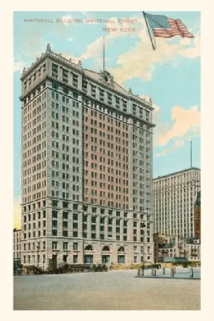 Vintage Journal Whitehall Building, New York City by Found Image Press