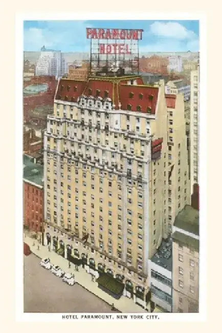 Vintage Journal Paramount Hotel, New York City by Found Image Press