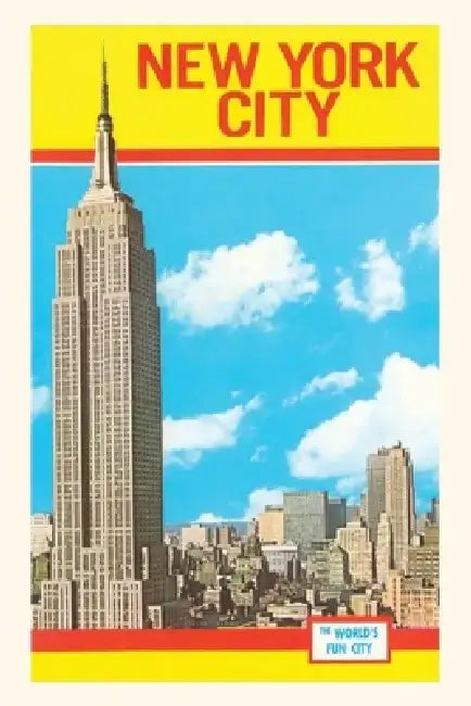 Vintage Journal New York City, The World's Fun City by Found Image Press