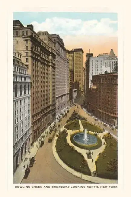 Vintage Journal Bowling Green, New York City by Found Image Press