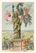Vintage Journal French View of the Statue of Liberty by Found Image Press