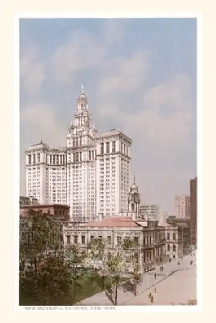 Vintage Journal Municipal Building, New York City by Found Image Press