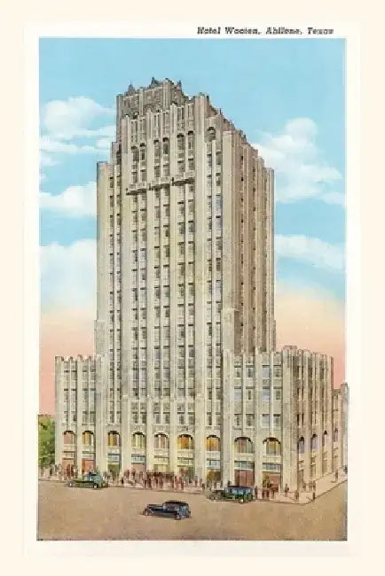 Vintage Journal Hotel Wooten, Abilene, Texas by Found Image Press